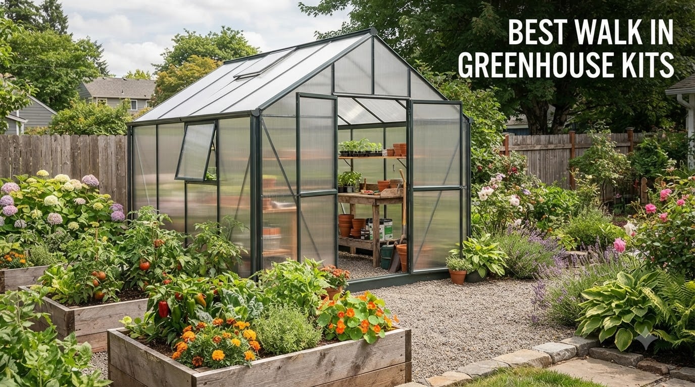 best walk in greenhouse kits