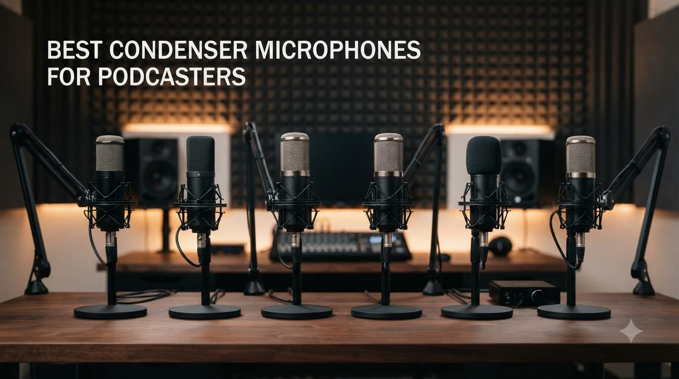 best condenser microphones for podcasters