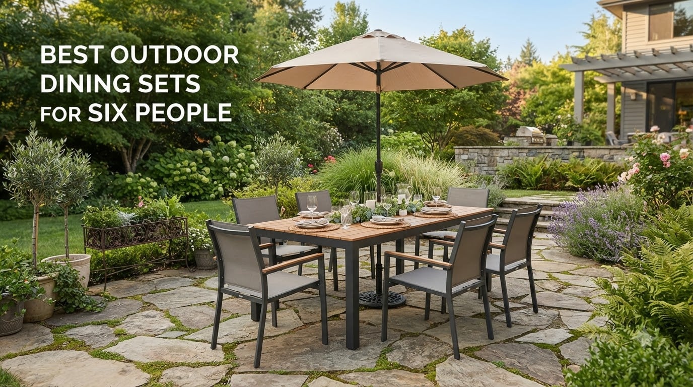 best outdoor dining sets for six people