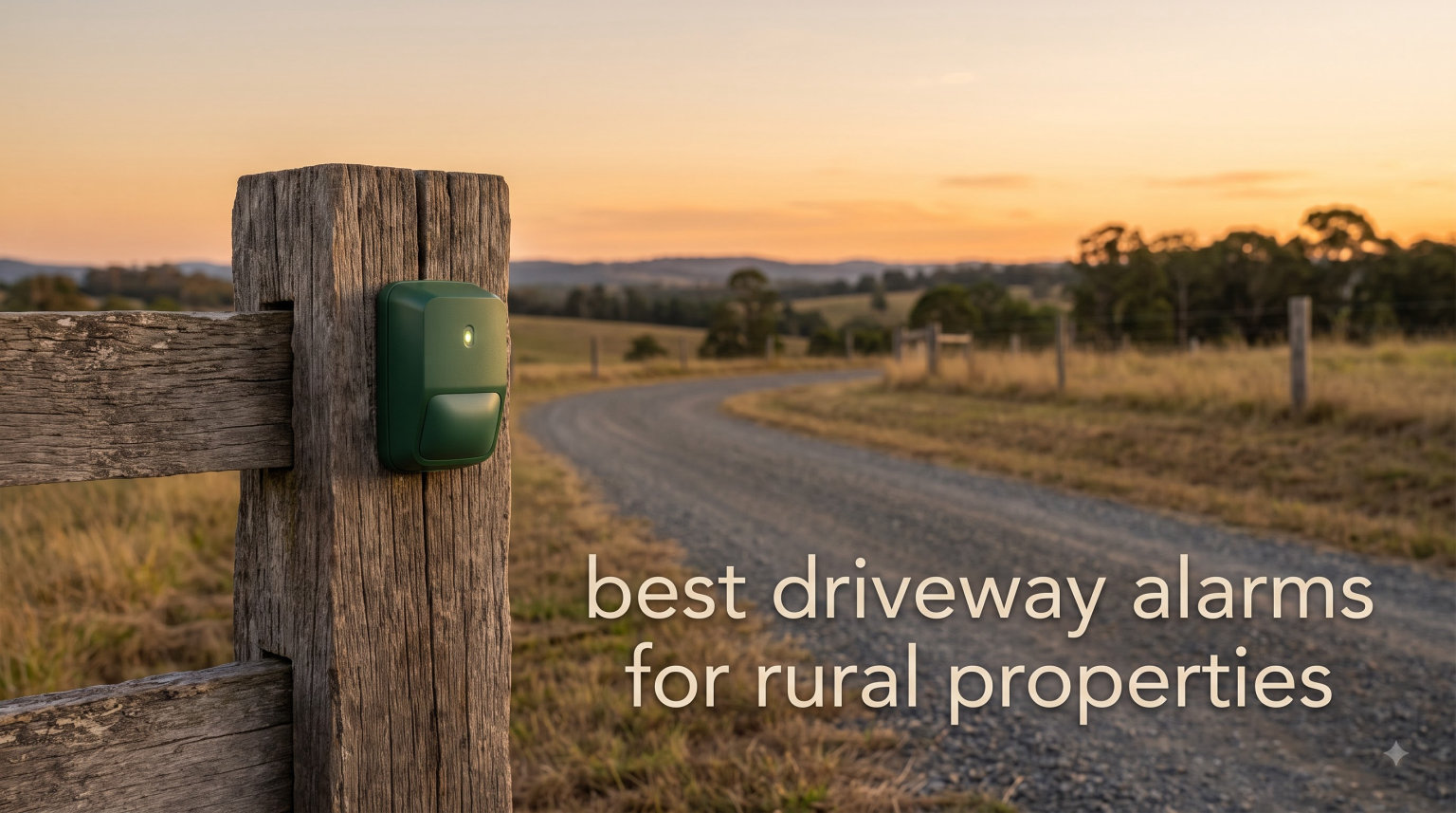best driveway alarms for rural properties