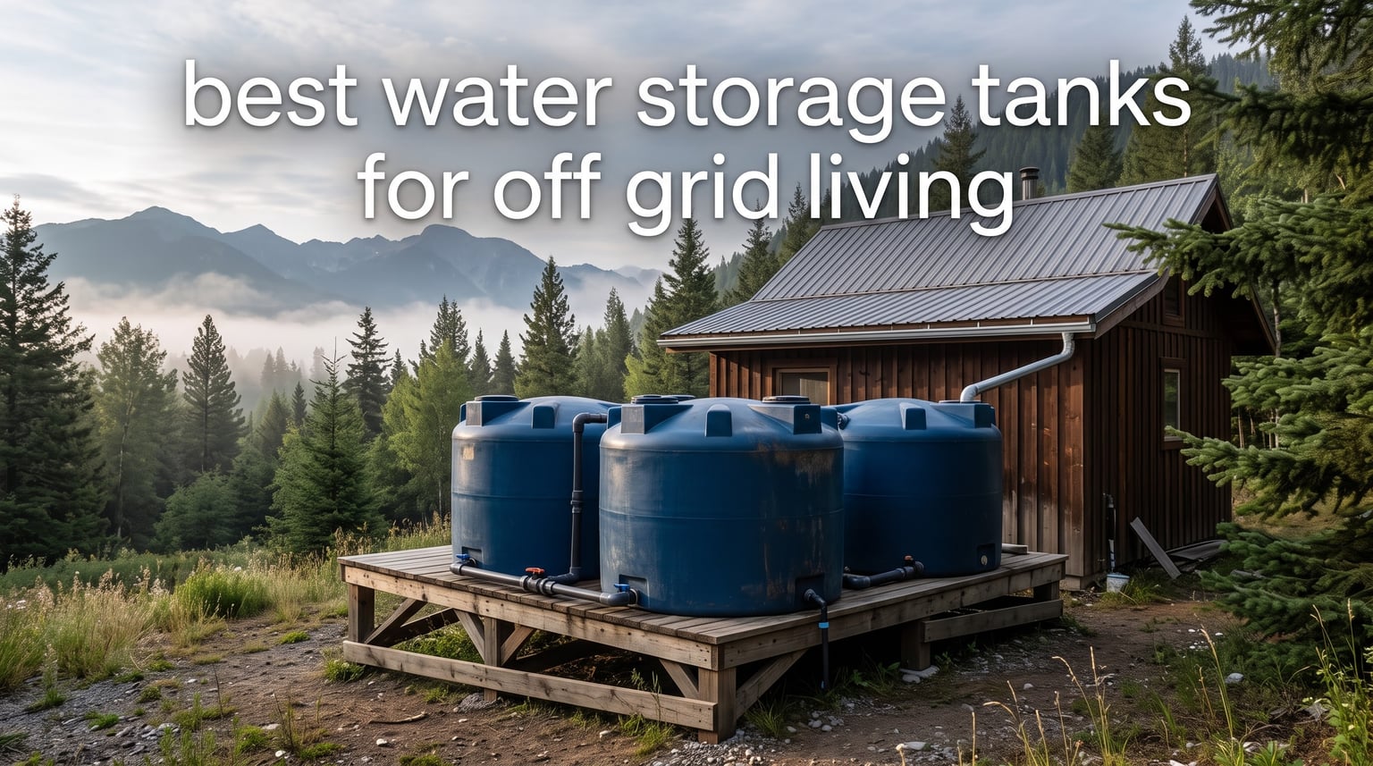 best water storage tanks for off grid living