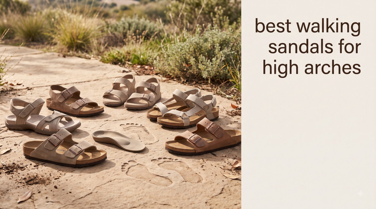 best walking sandals for high arches