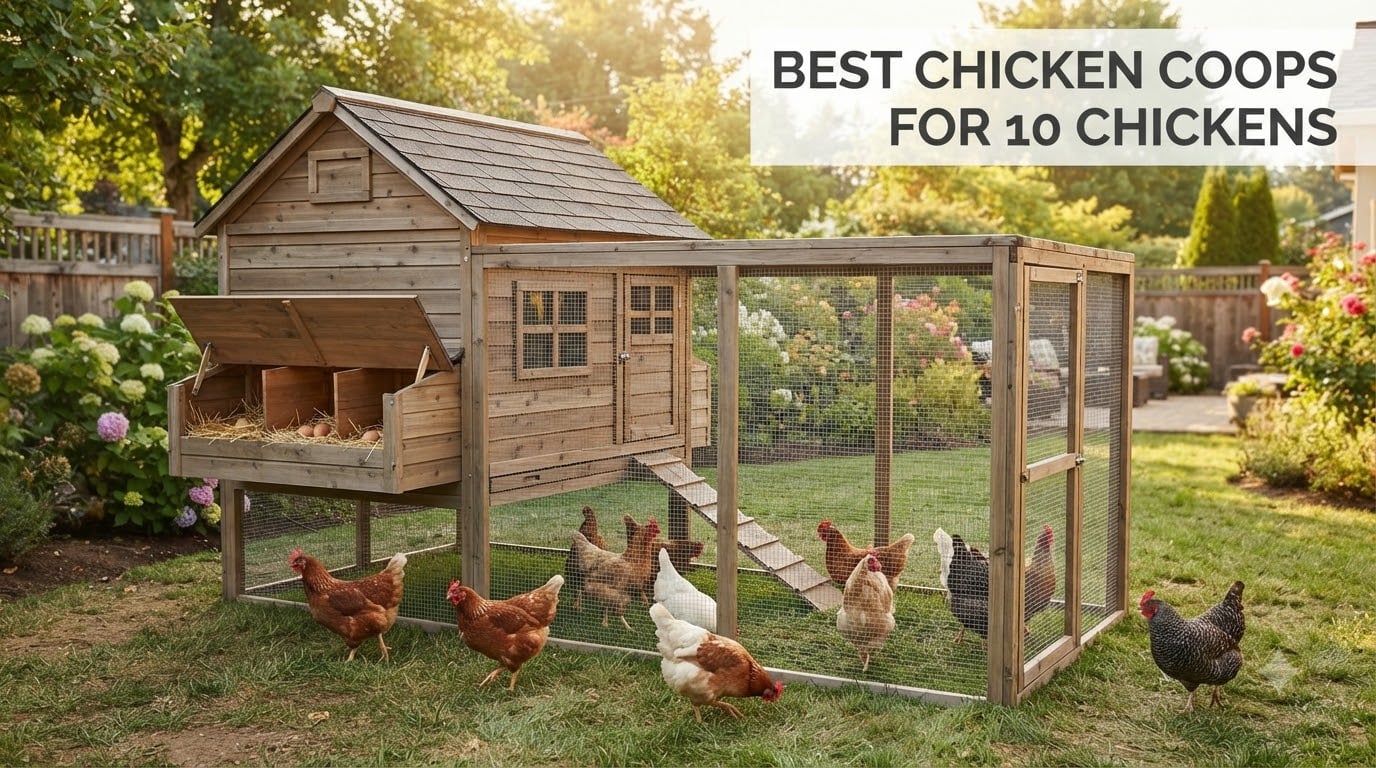best chicken coops for 10 chickens