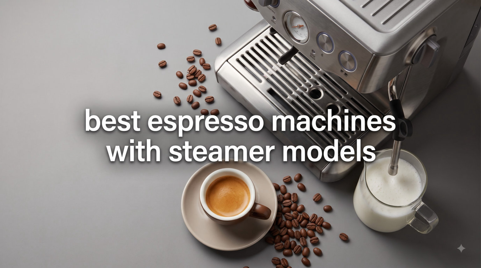 best espresso machines with steamer models