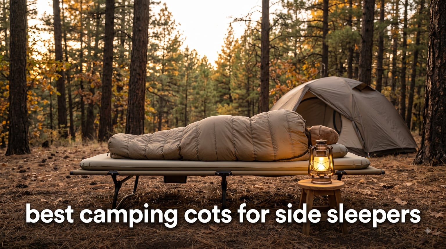 best camping cots for side sleepers