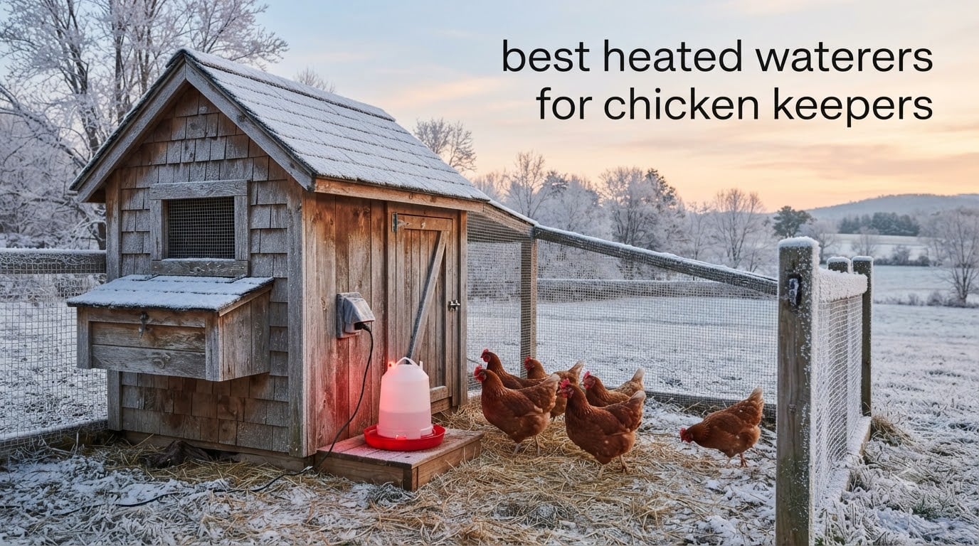 best heated waterers for chicken keepers