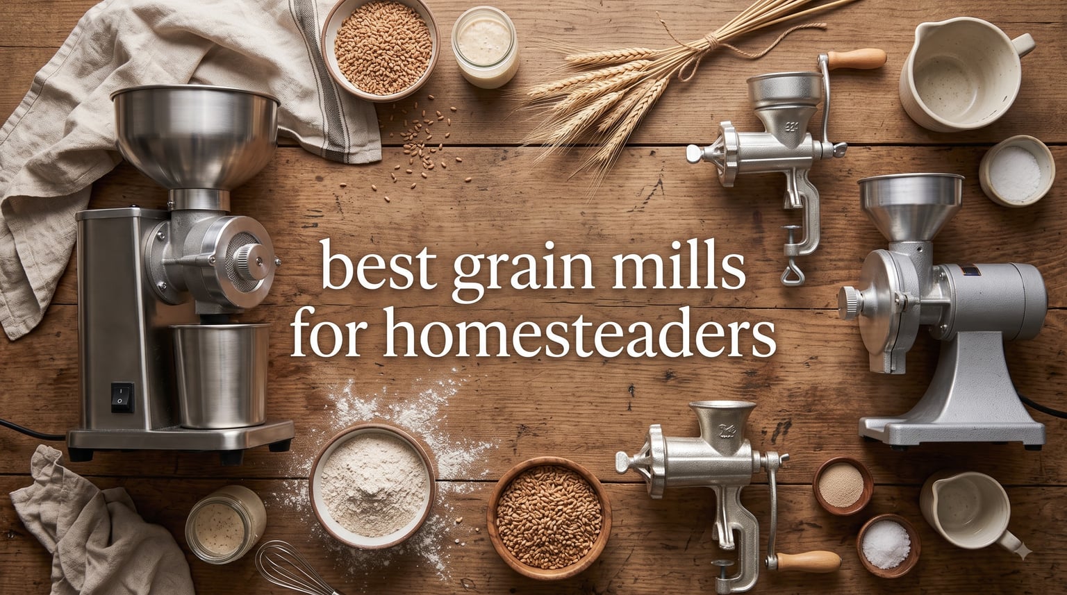 best grain mills for homesteaders