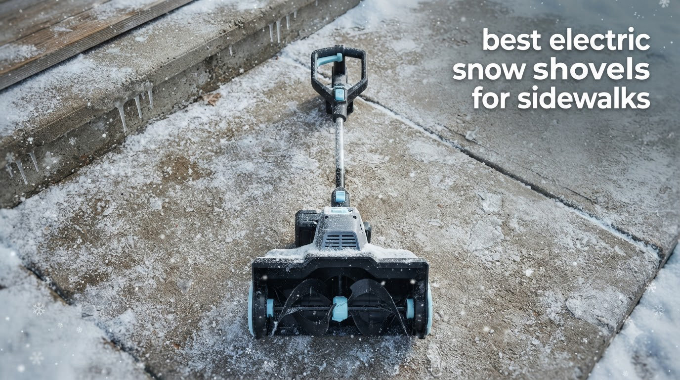 best electric snow shovels for sidewalks