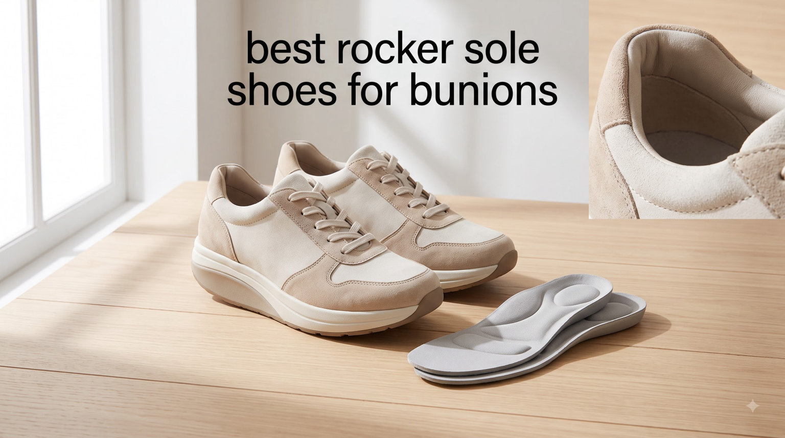 best rocker sole shoes for bunions