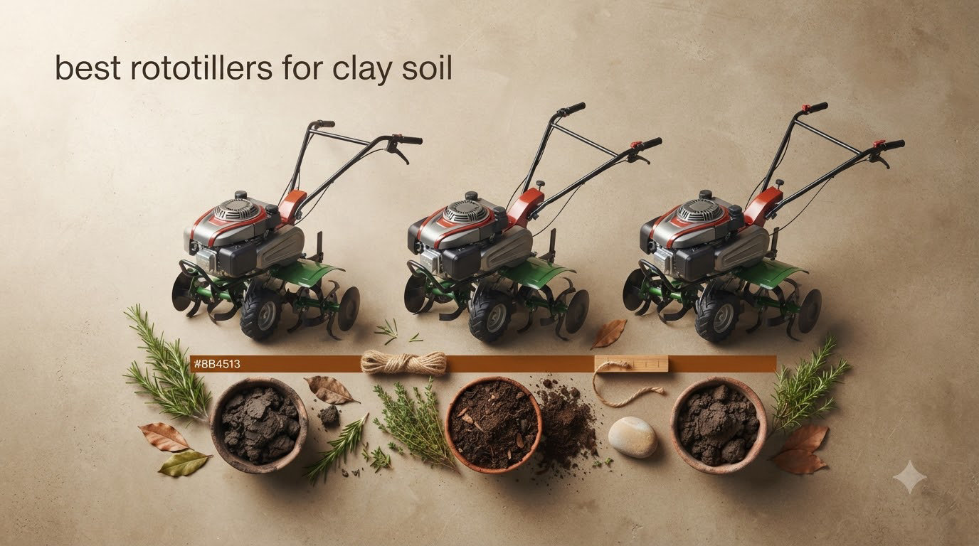 best rototillers for clay soil