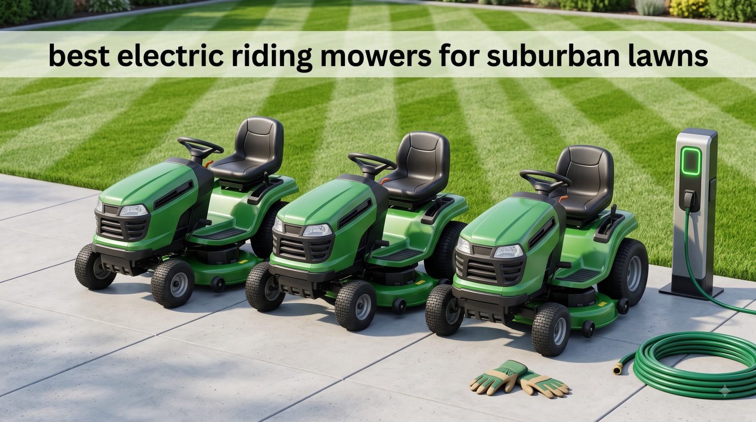 best electric riding mowers for suburban lawns