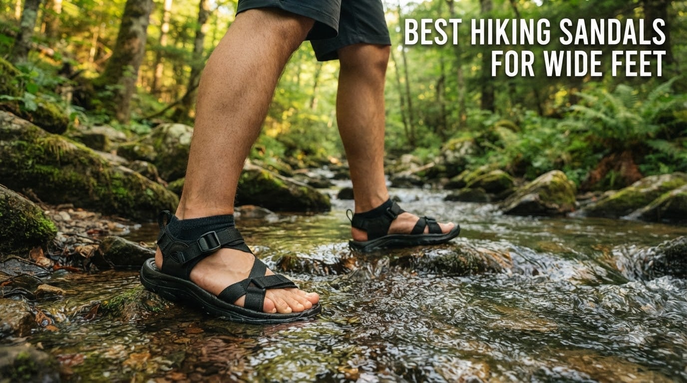 best hiking sandals for wide feet