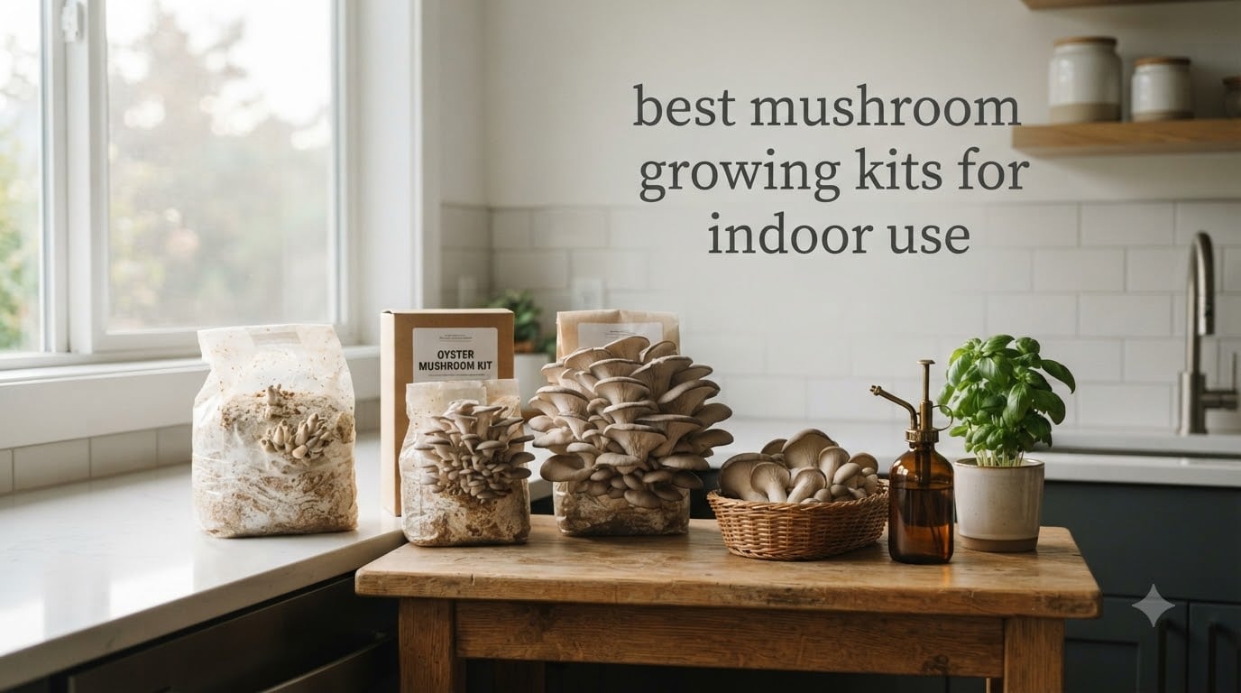 best mushroom growing kits for indoor use