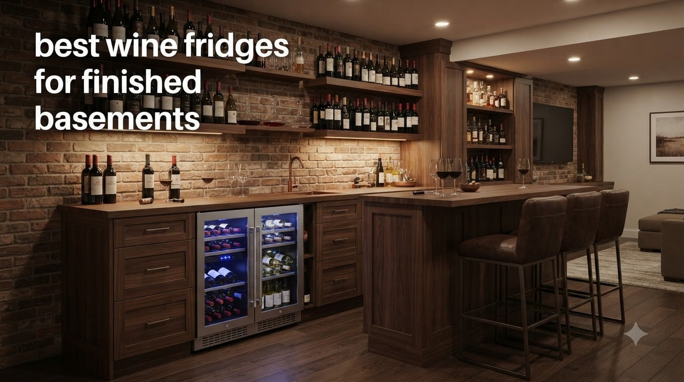 best wine fridges for finished basements