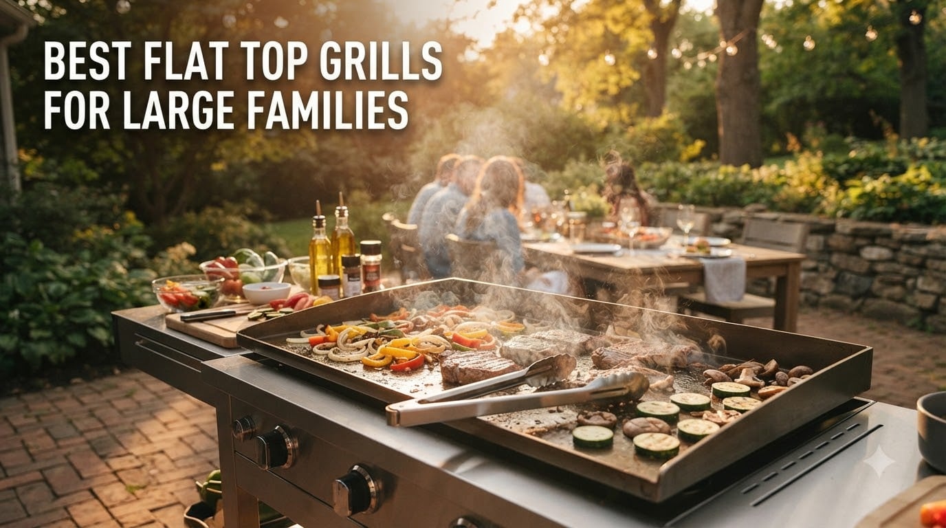 best flat top grills for large families