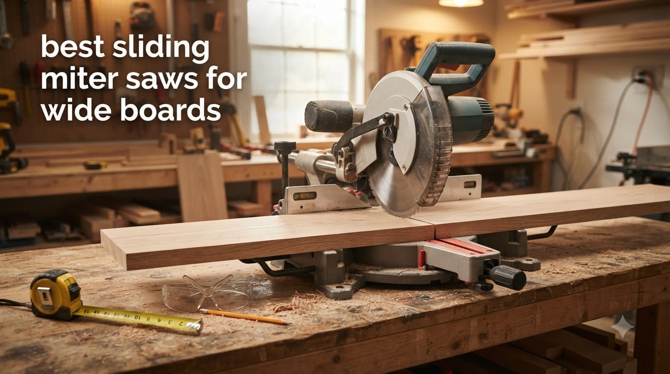 best sliding miter saws for wide boards