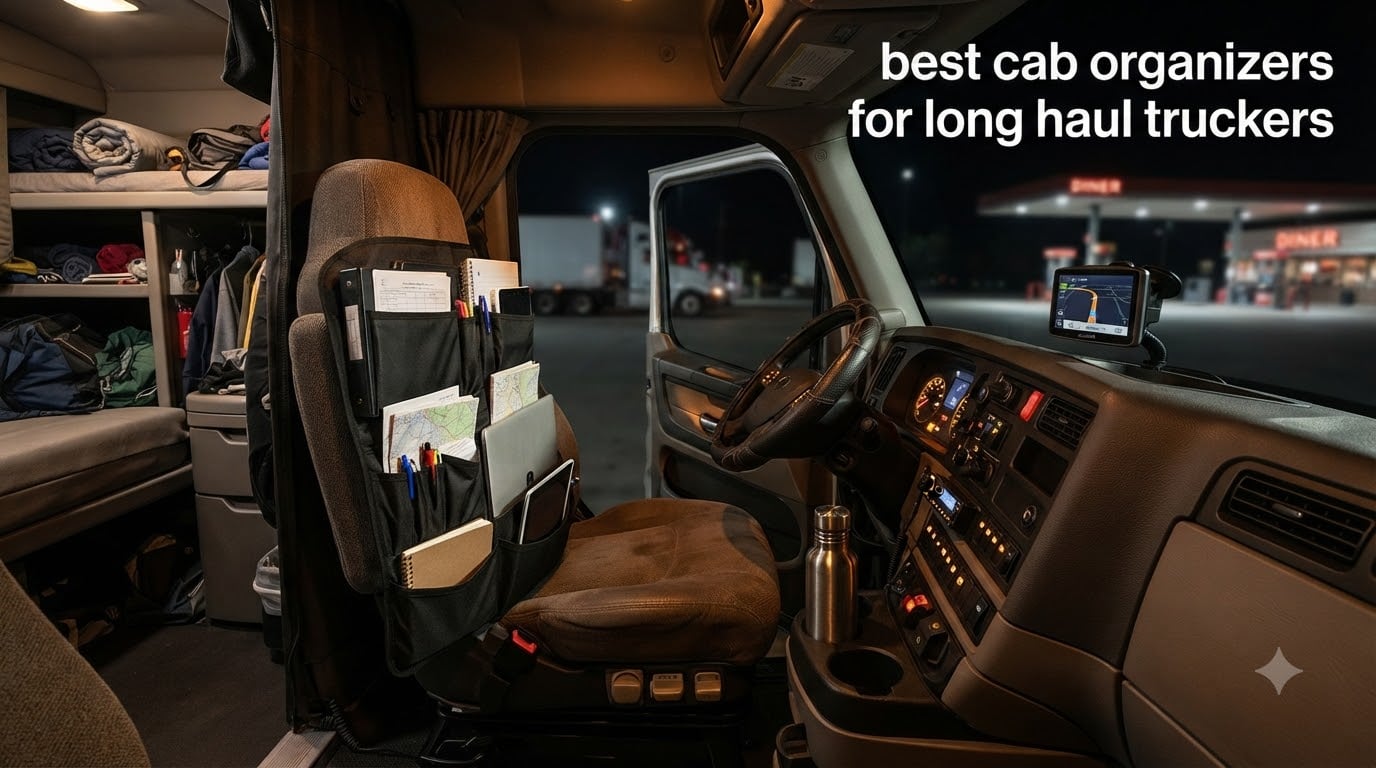 best cab organizers for long haul truckers
