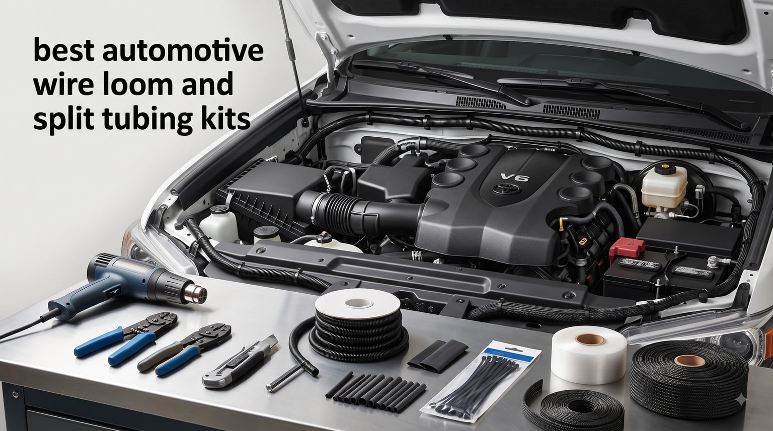 best automotive wire loom and split tubing kits
