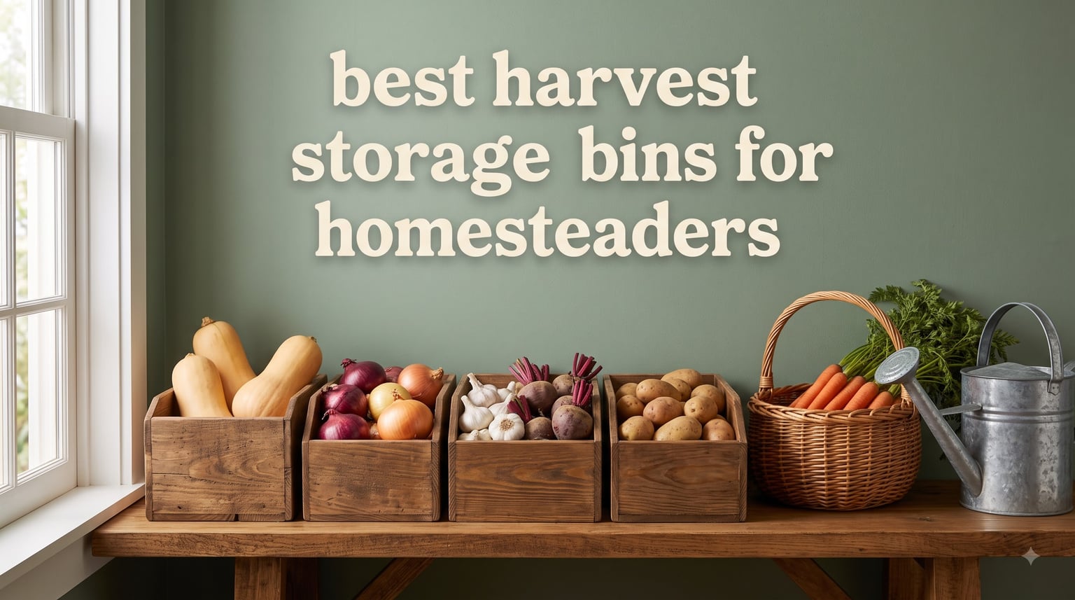 best harvest storage bins for homesteaders