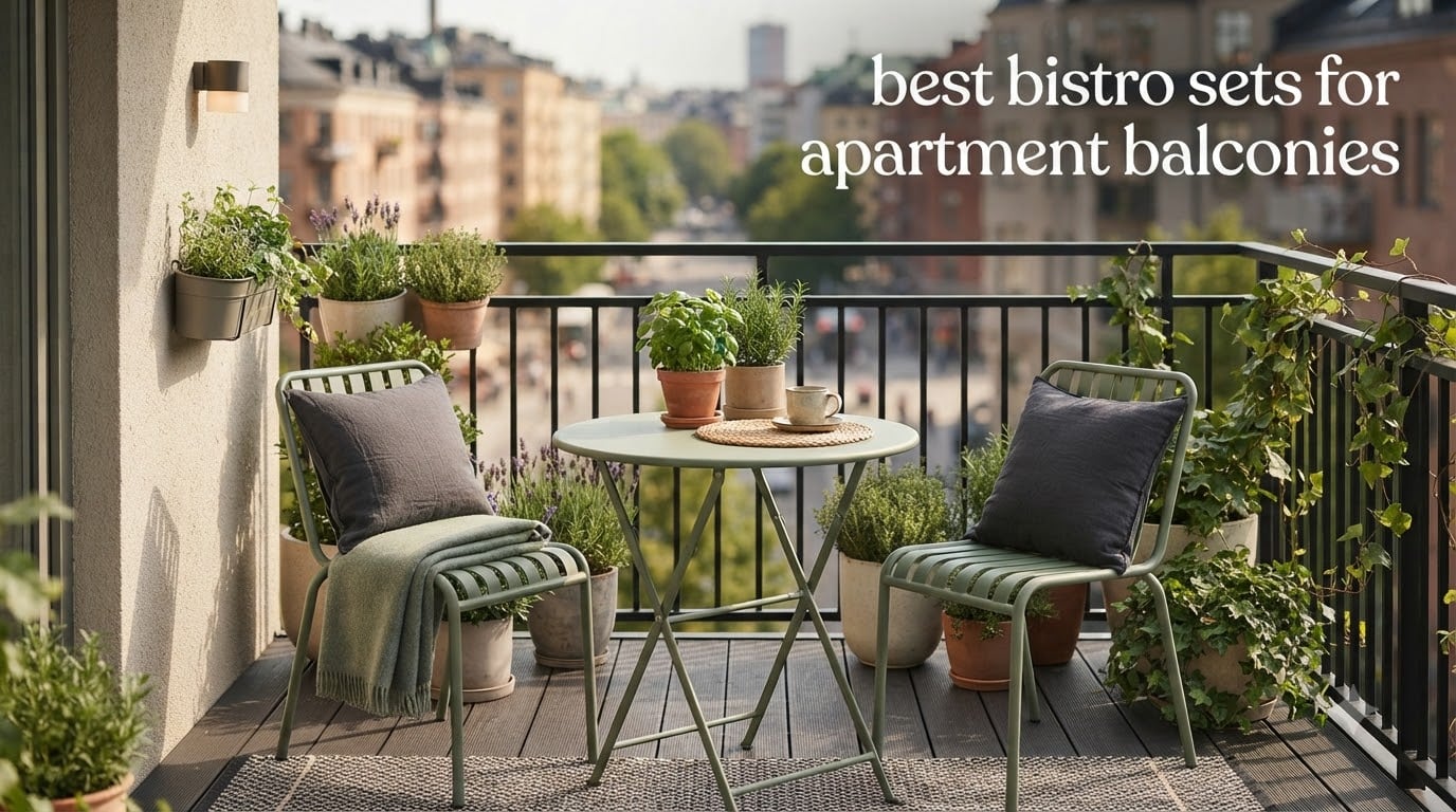 best bistro sets for apartment balconies
