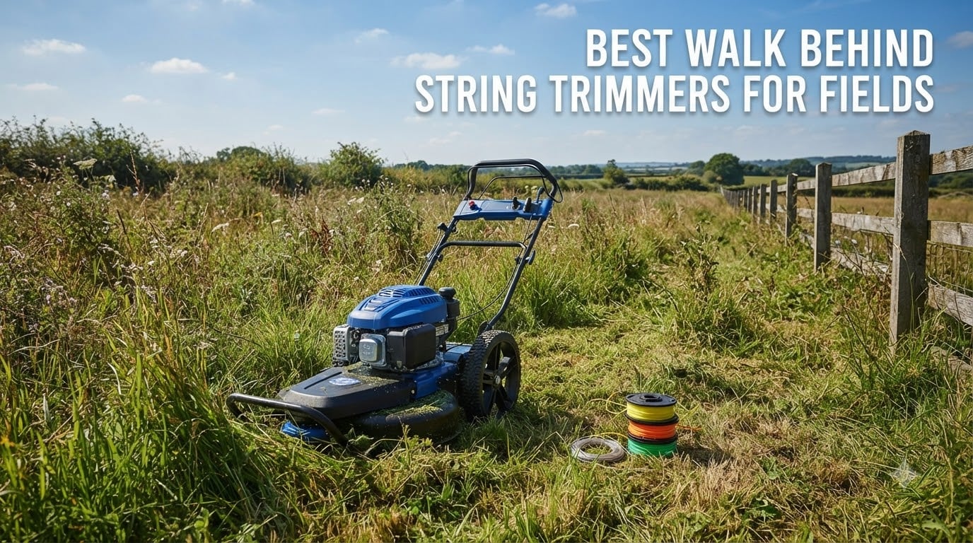 best walk behind string trimmers for fields