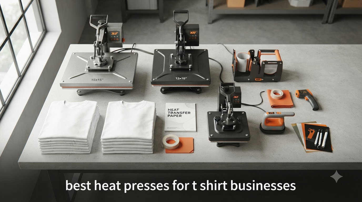 best heat presses for t shirt businesses