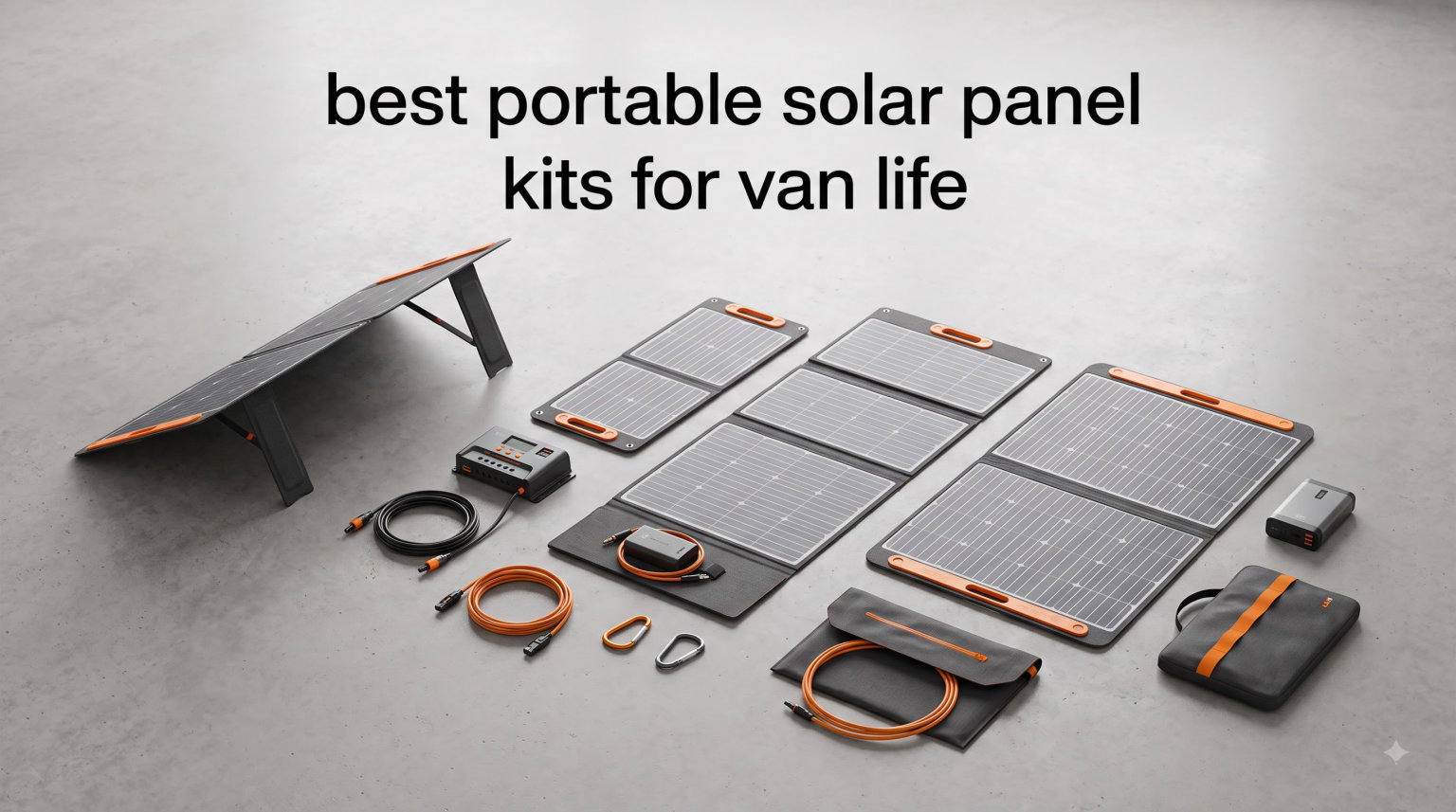 best portable solar panel kits for van life
