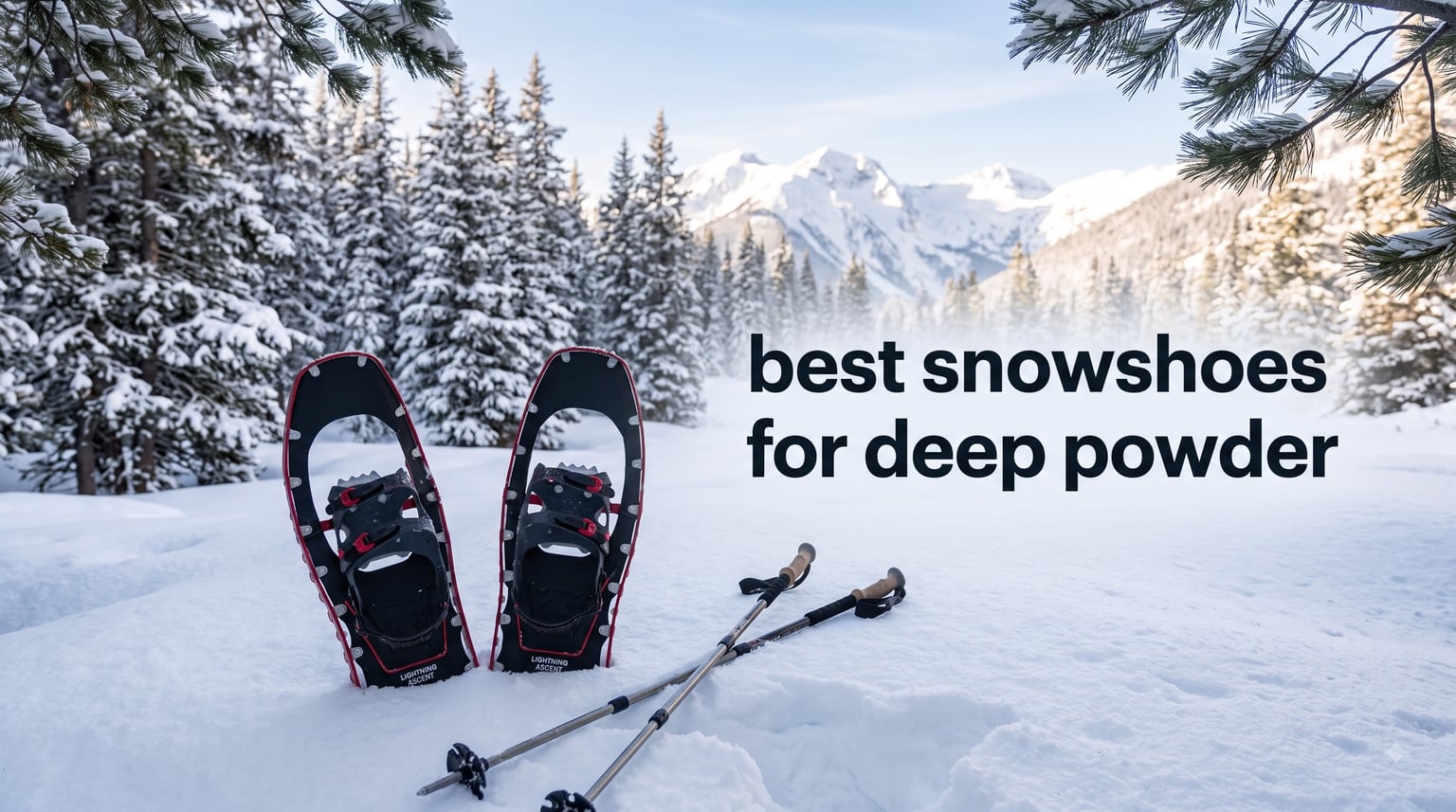 best snowshoes for deep powder