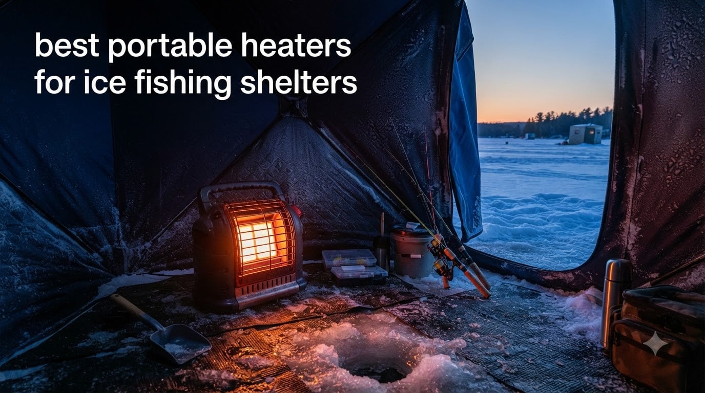 best portable heaters for ice fishing shelters