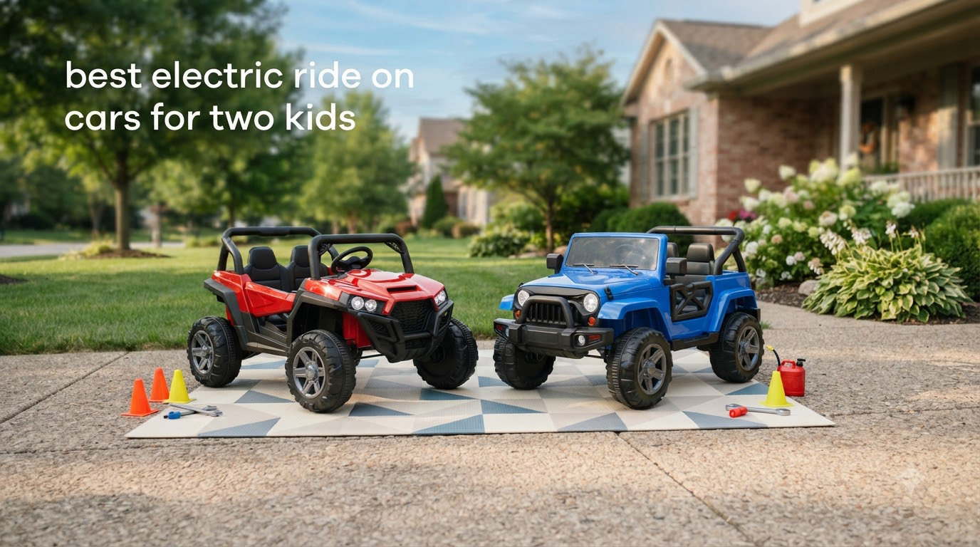 best electric ride on cars for two kids