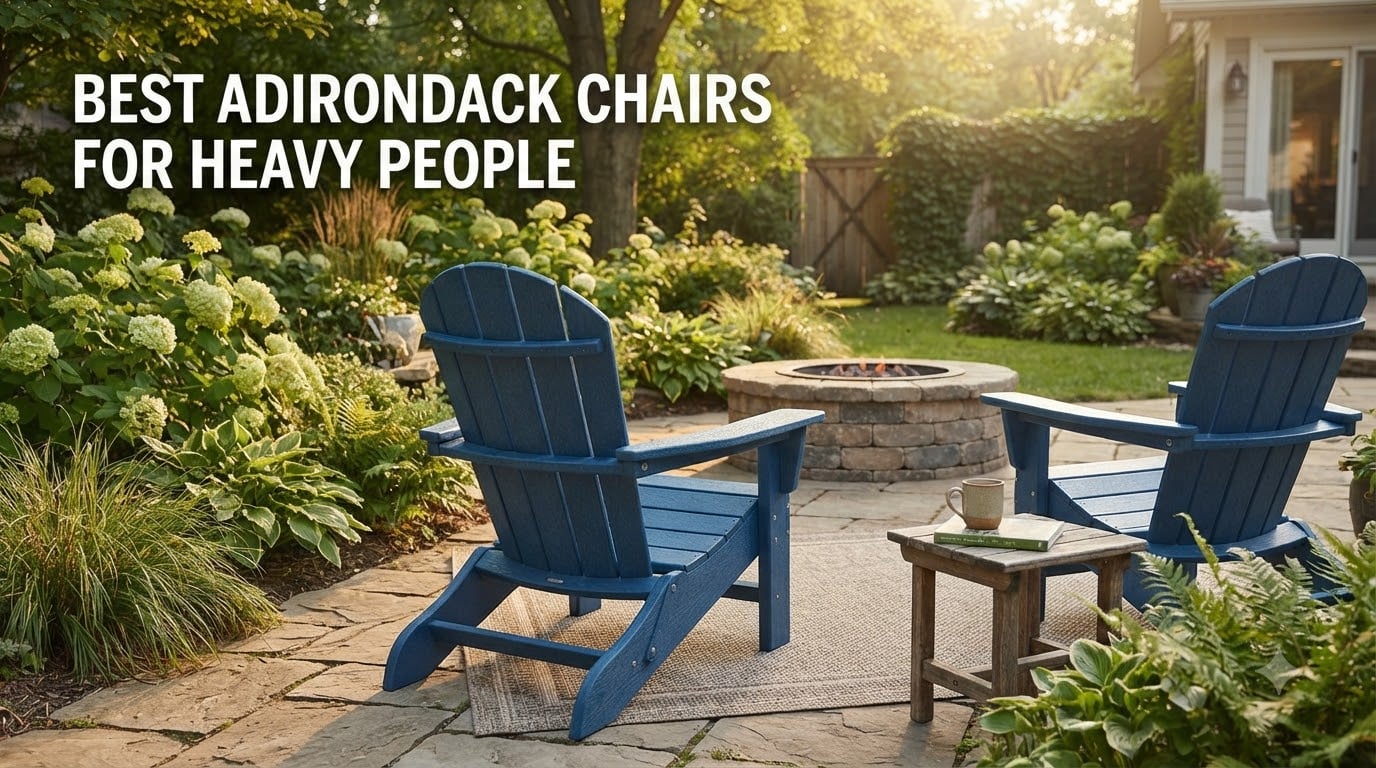 best adirondack chairs for heavy people