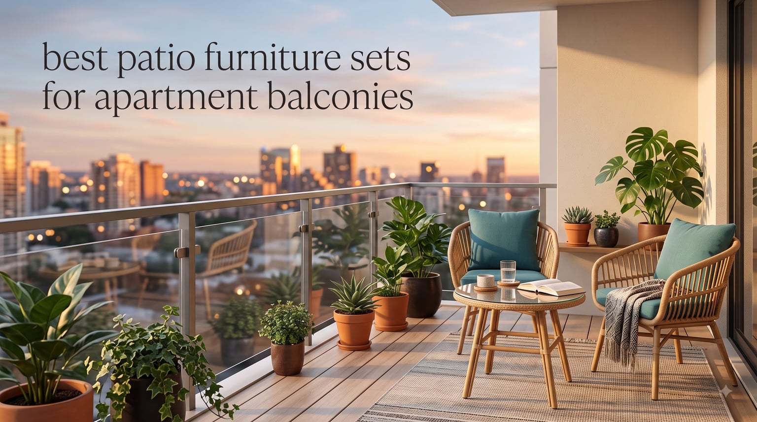 best patio furniture sets for apartment balconies