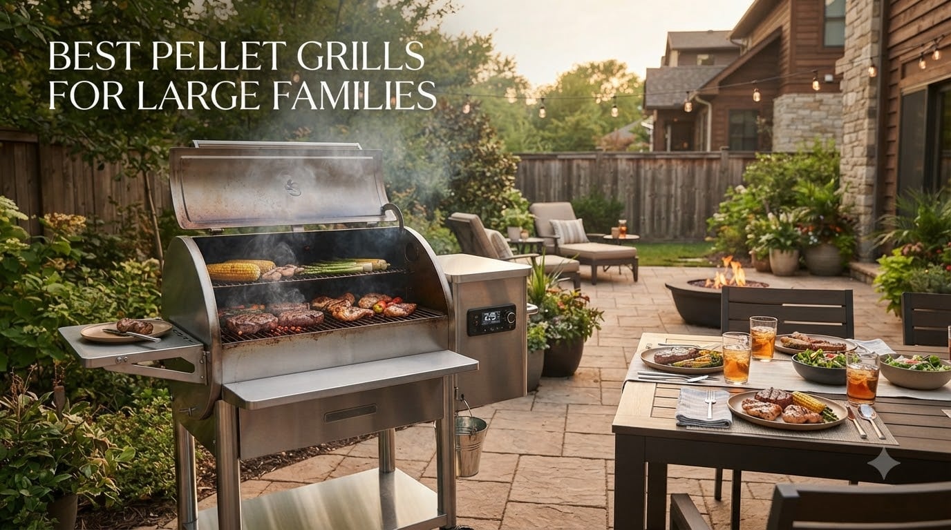 best pellet grills for large families