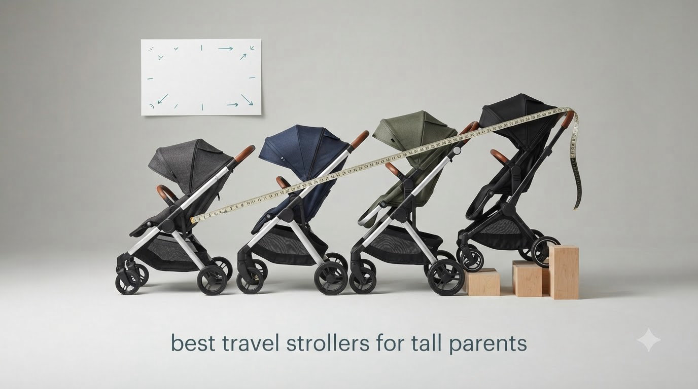 best travel strollers for tall parents