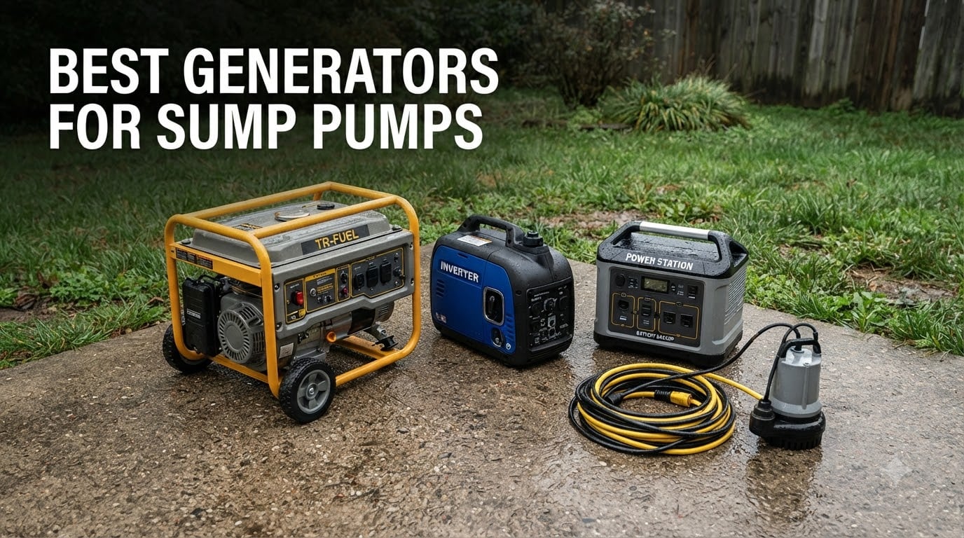 best generators for sump pumps