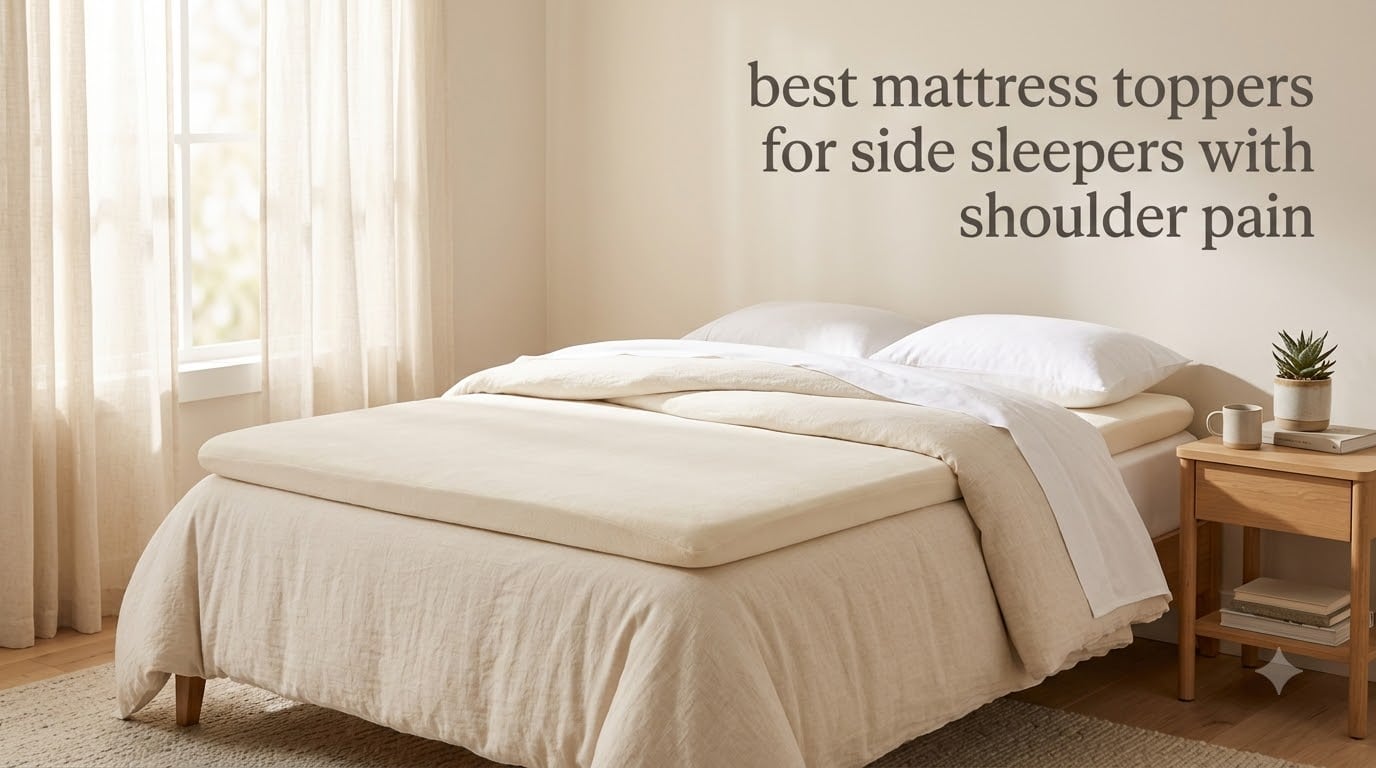 best mattress toppers for side sleepers with shoulder pain
