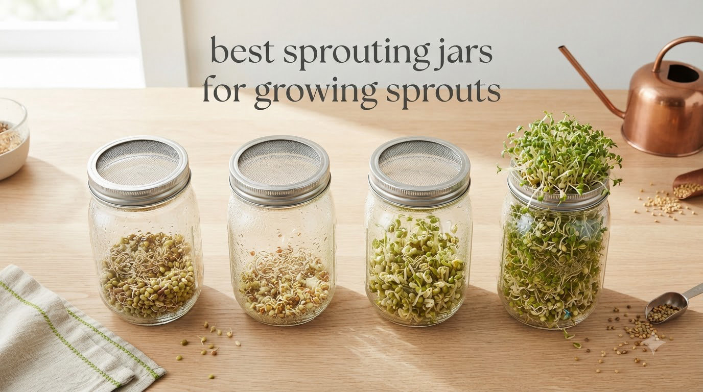 best sprouting jars for growing sprouts