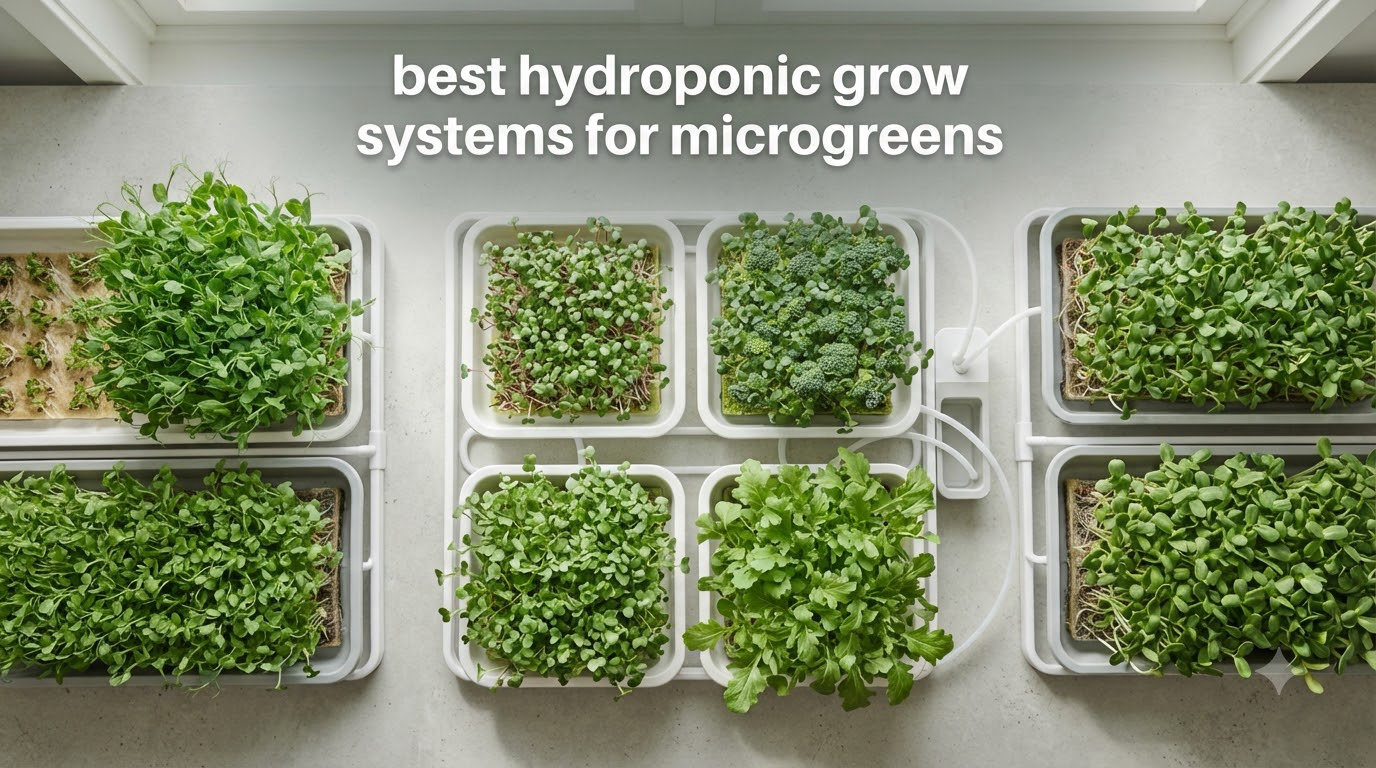 best hydroponic grow systems for microgreens