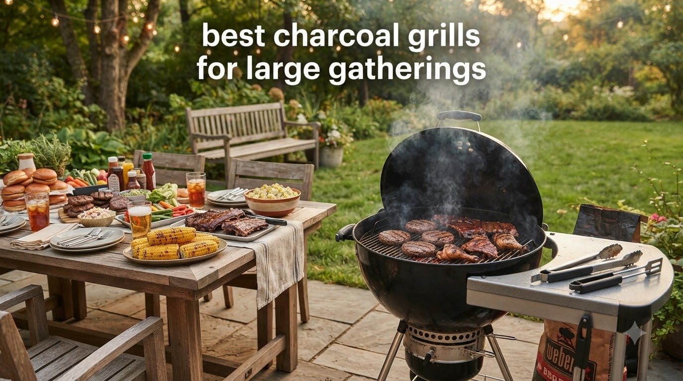 best charcoal grills for large gatherings