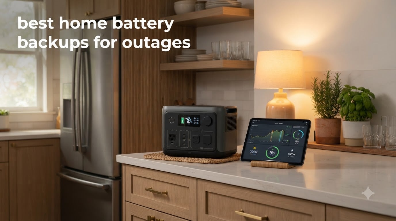 best home battery backups for outages