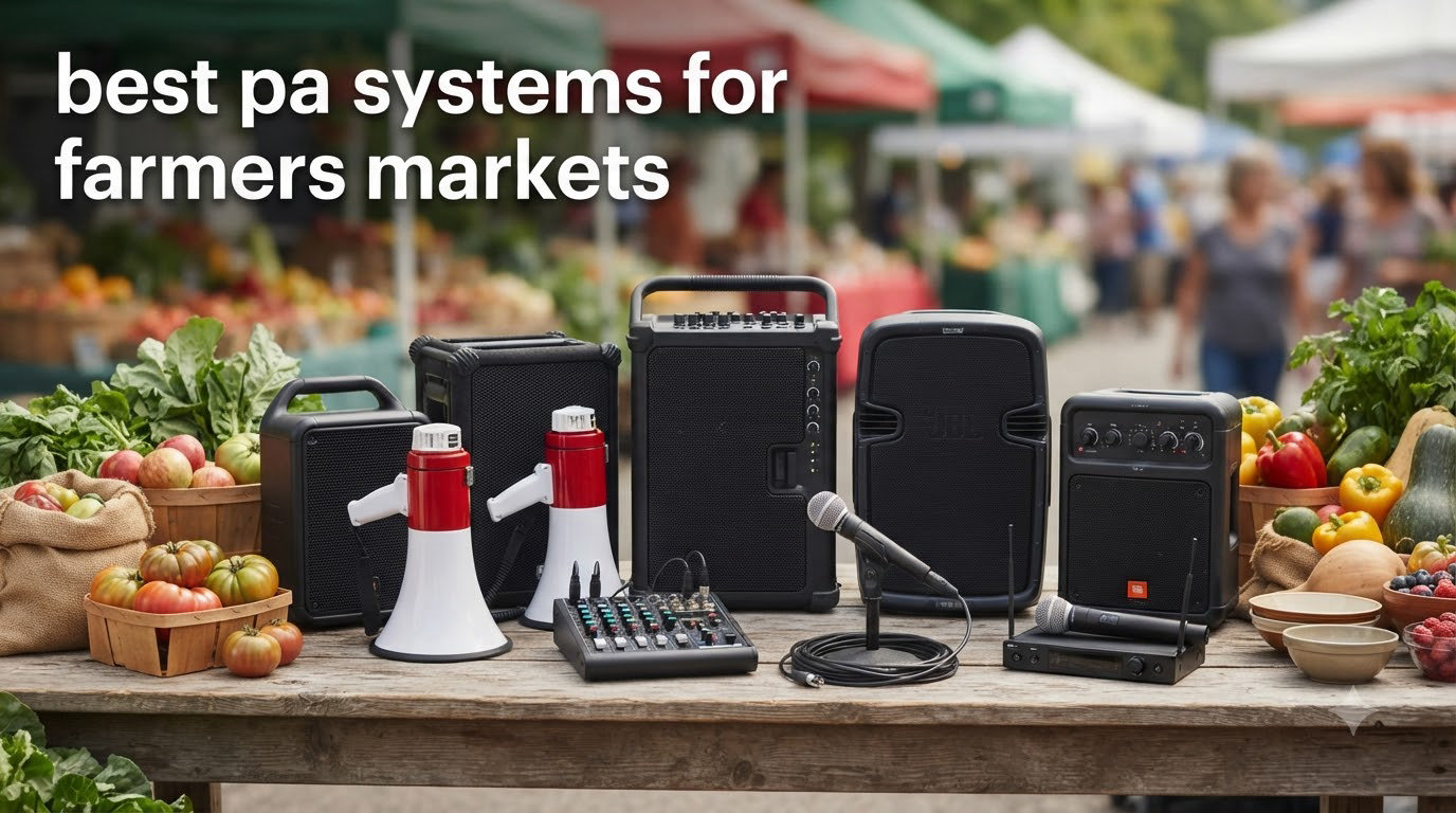 best pa systems for farmers markets