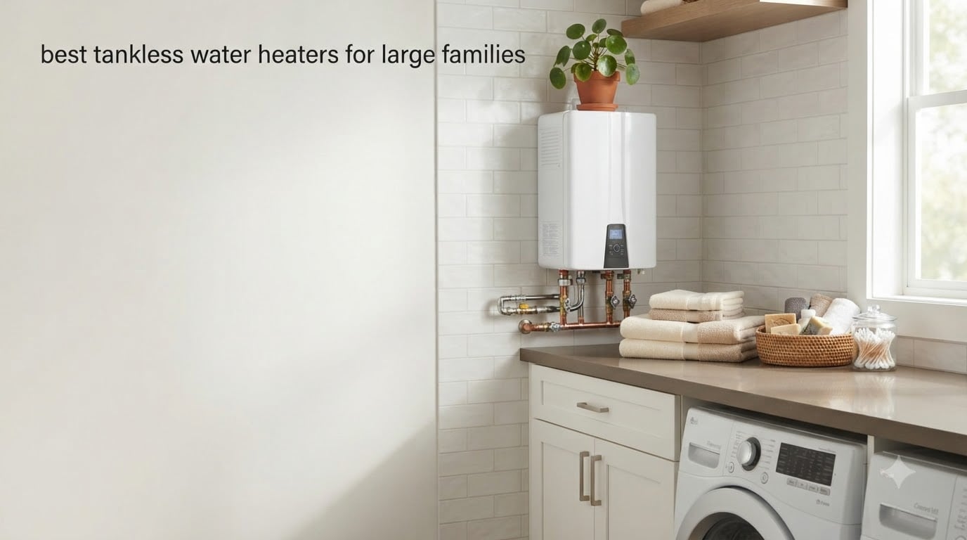 best tankless water heaters for large families