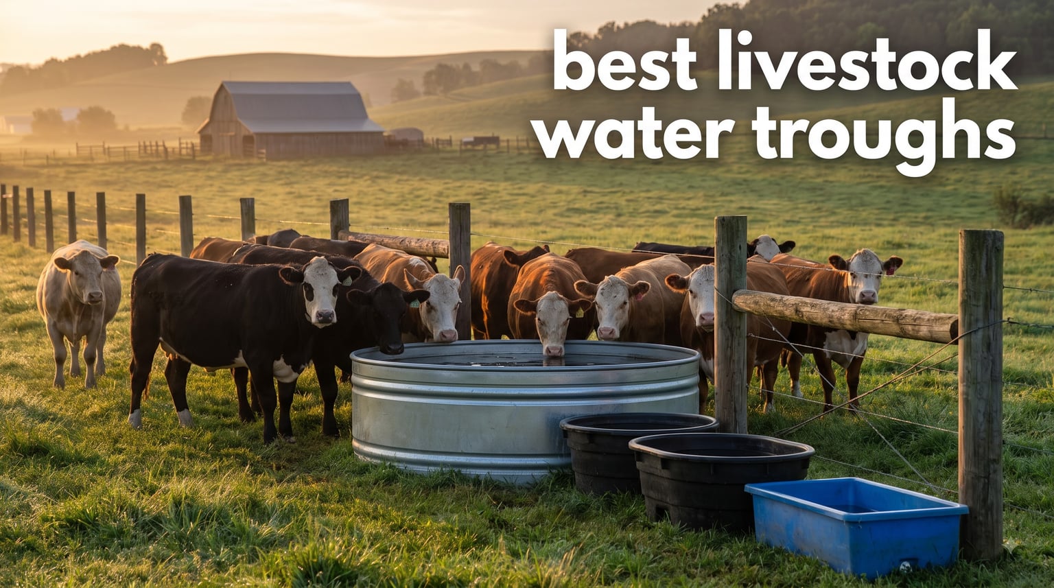 best livestock water troughs