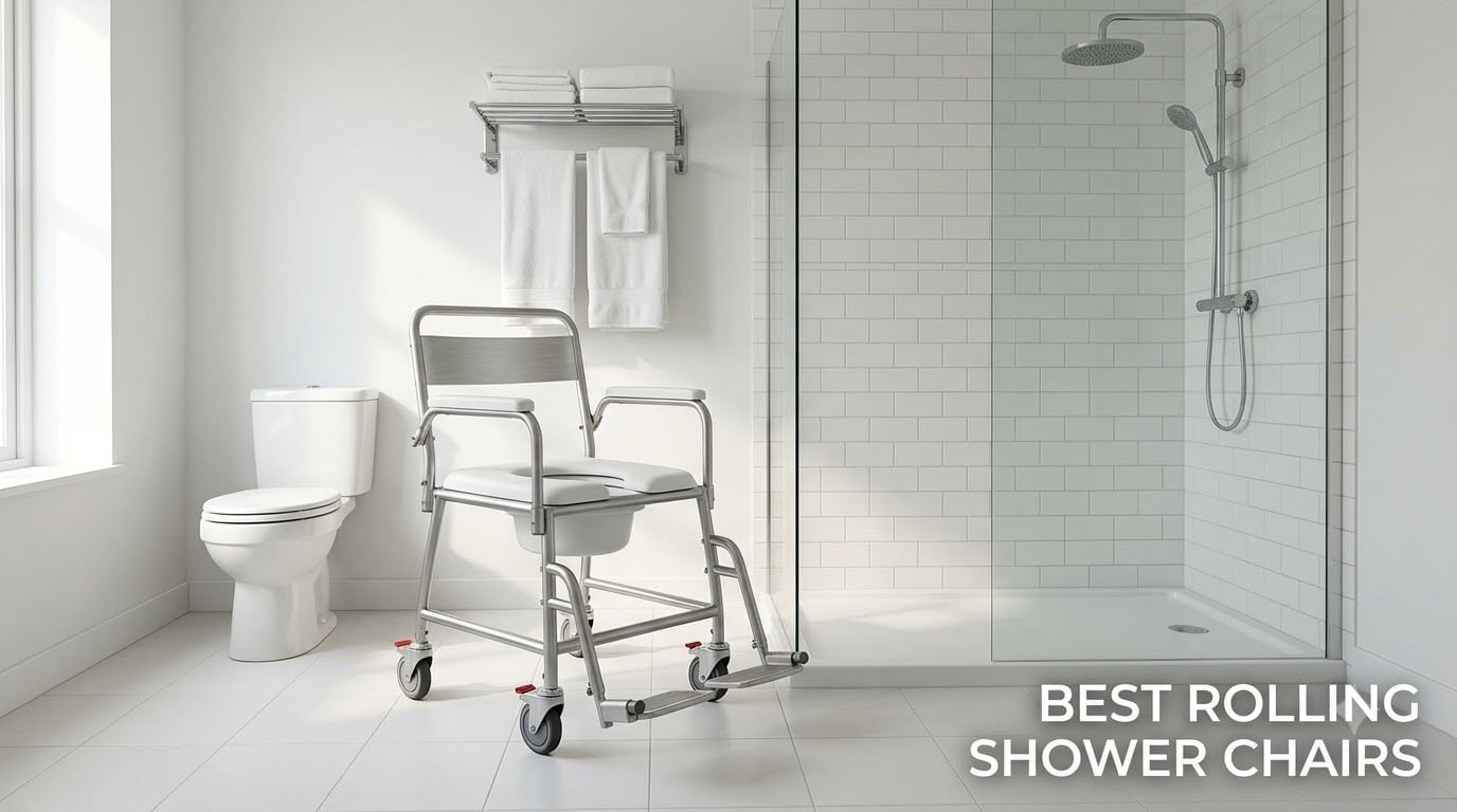 best rolling shower chairs