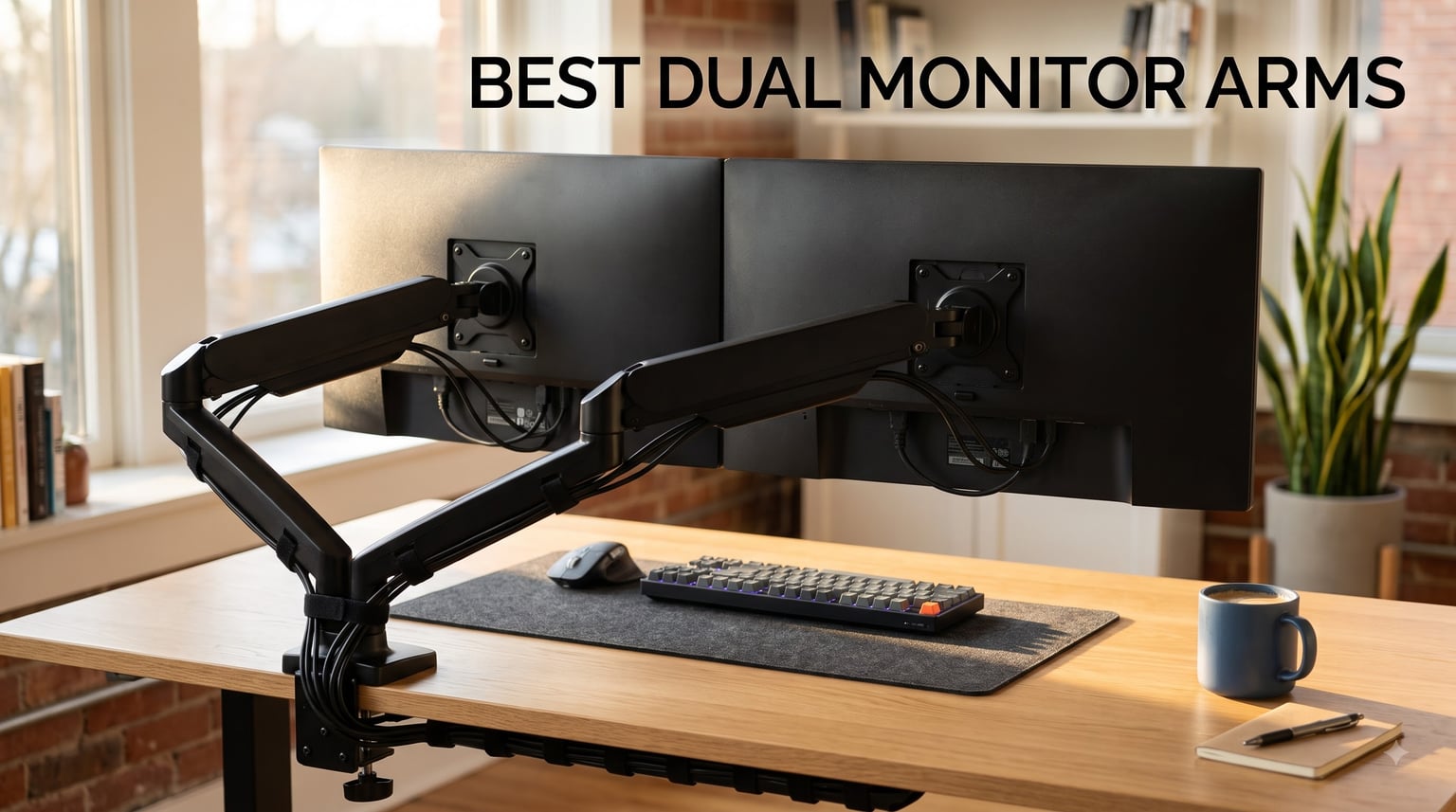 best dual monitor arms