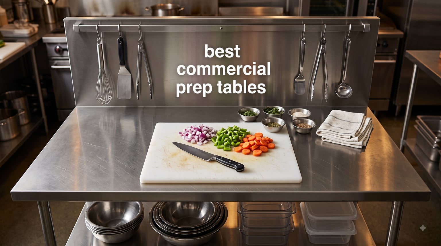 best commercial prep tables