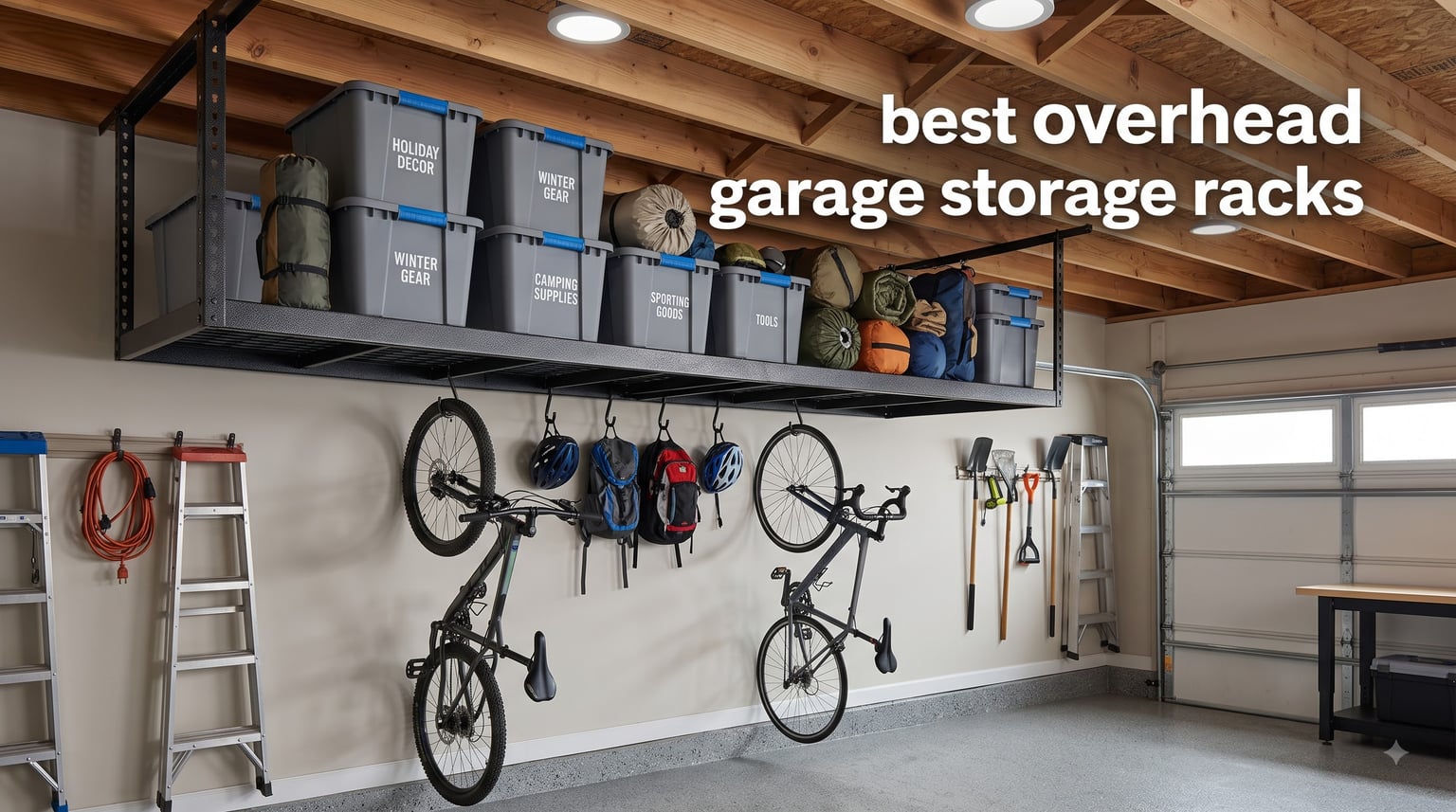best overhead garage storage racks