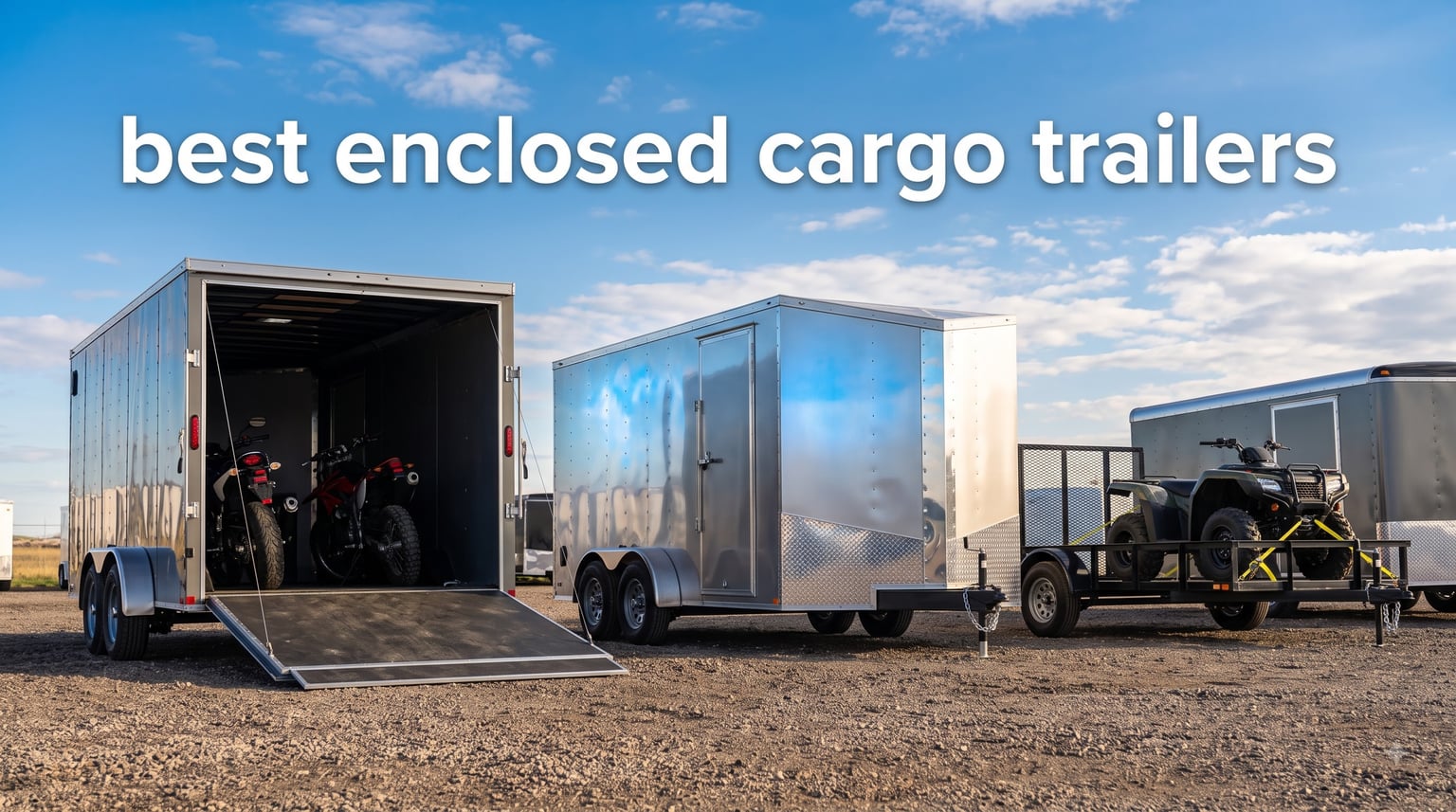 best enclosed cargo trailers