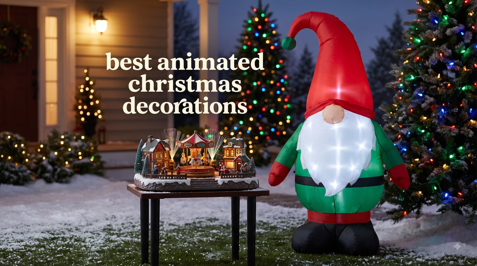 best animated christmas decorations