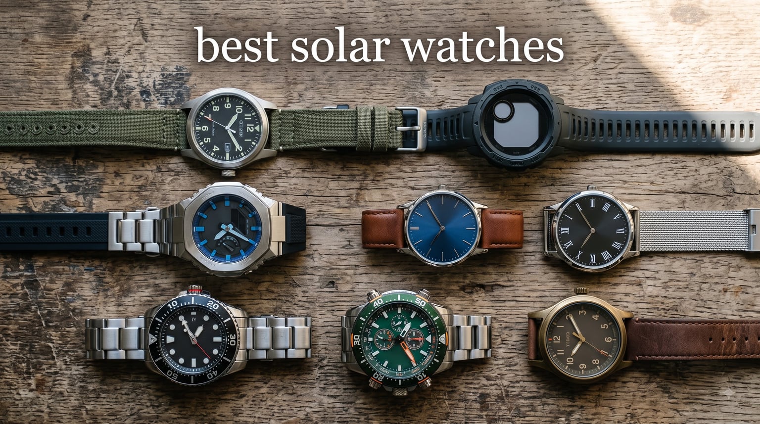 best solar watches